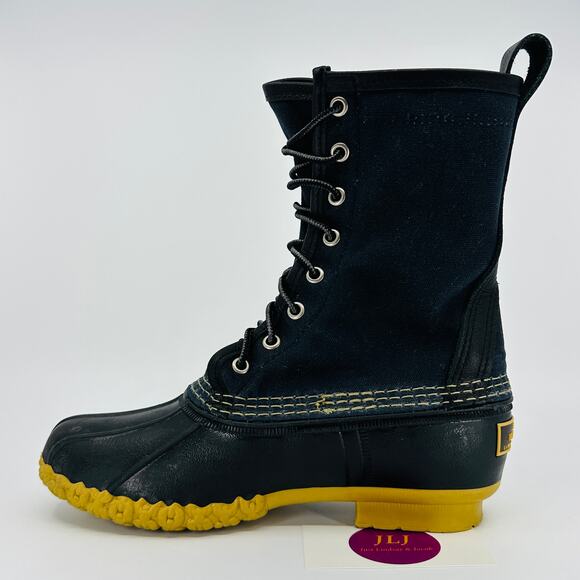 L.L. Bean Women's 10" Signature Waxed Canvas Maine Hunting Boots 270247 Size 6 - Picture 8 of 11